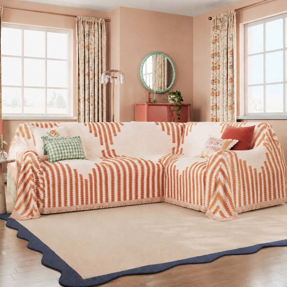 All-seasons Chenille Fabric Double-sided Anti-scratch Home Decoration Corner Sofa Cover Sofa Throws