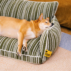 Orthopedic All-season Dog Sofa Bed Boucle Dog Bed - Funnyfuzzy SnugNest