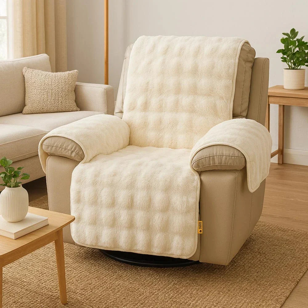 Water-resistant Fluffy Soft Furniture Protector Recliner Chair Covers Couch Covers