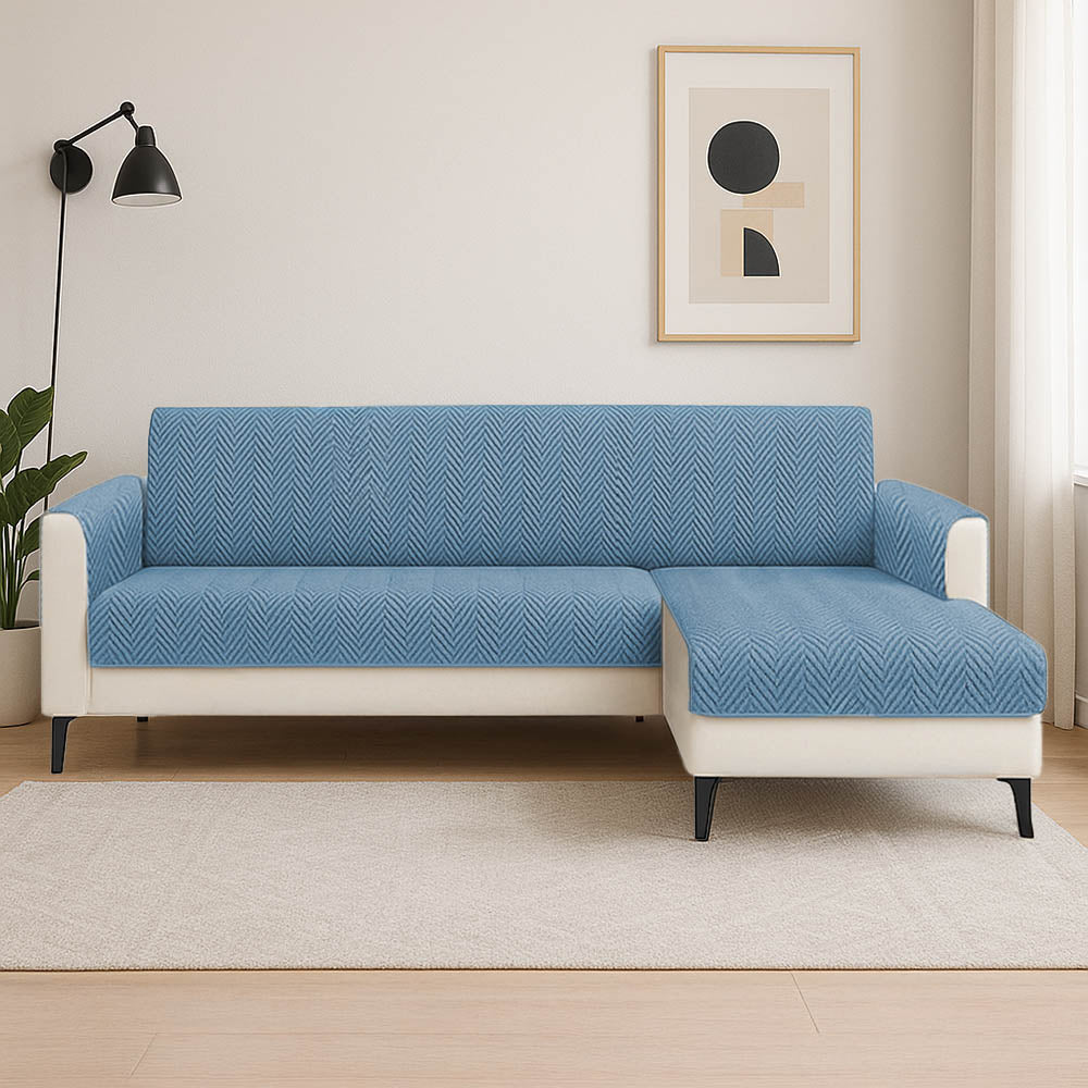 Waterproof Non-Slip Furniture Protector One-Piece Pet Sectional Couch Cover-Slipsafe