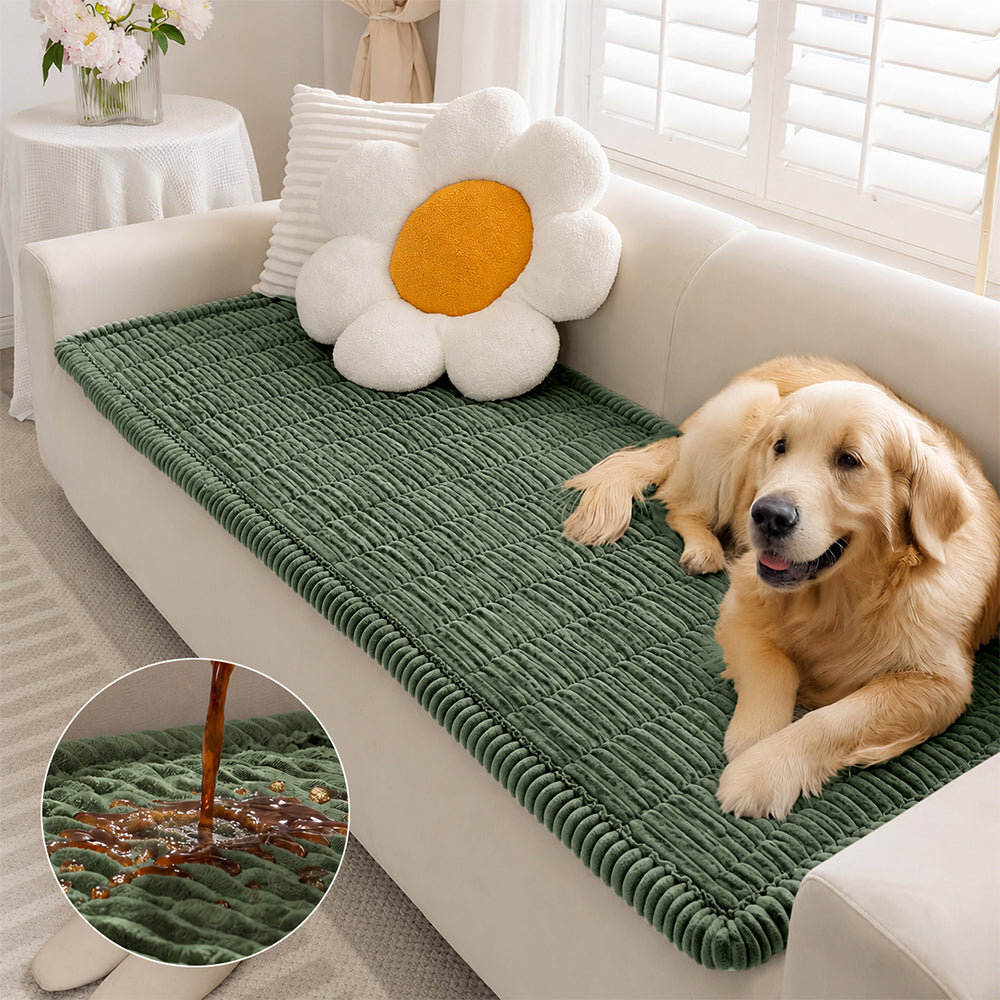 Waterproof Lazy Soft Flannel Breathable Pet Mat Non-slip Couch Cover