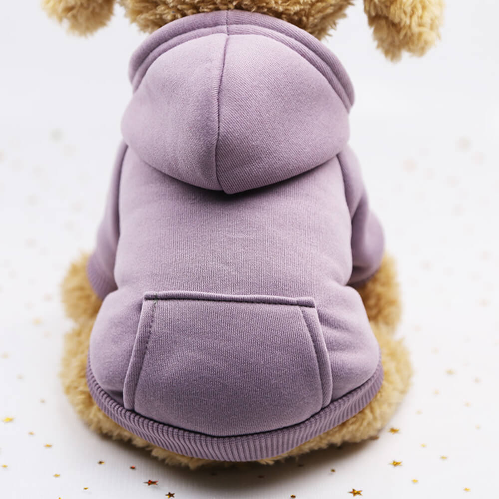 Autumn and Winter Pocket Sweatshirt Double Legs Sports Style MultiColour Pet Dog Clothes Dog Hoodie