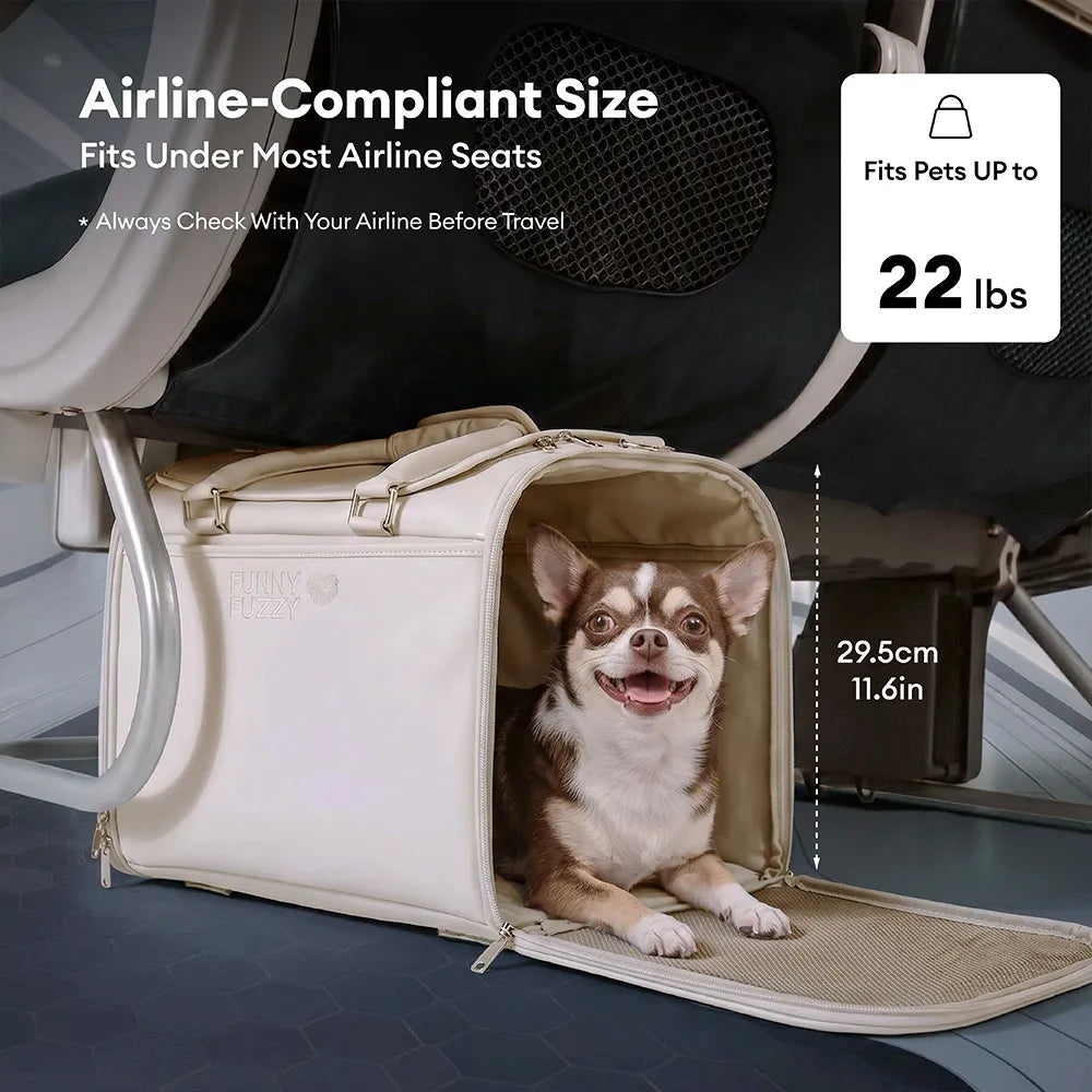 Dog Carrier Airline Approved Soft-Sided Pet Carrier for Cats - Urban Roaming