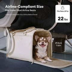 Dog Carrier Airline Approved Soft-Sided Pet Carrier for Cats - Urban Roaming