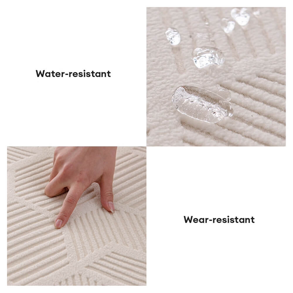 Honeycomb Pattern Water-resistant Stretch Full-Cover Magic Corner Couch Cover