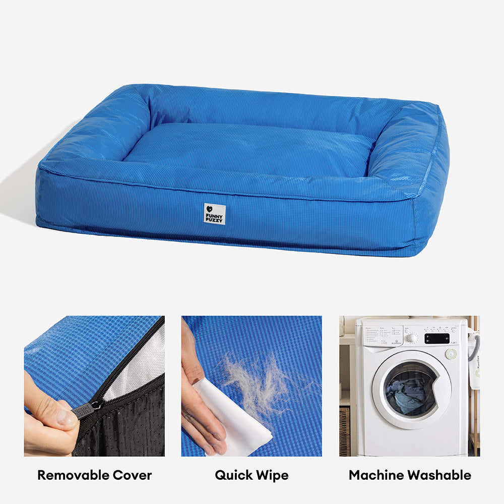 Fully Orthopedic Surround Support Waterproof Large Dog Bed - Pet-Friendly Bedroom