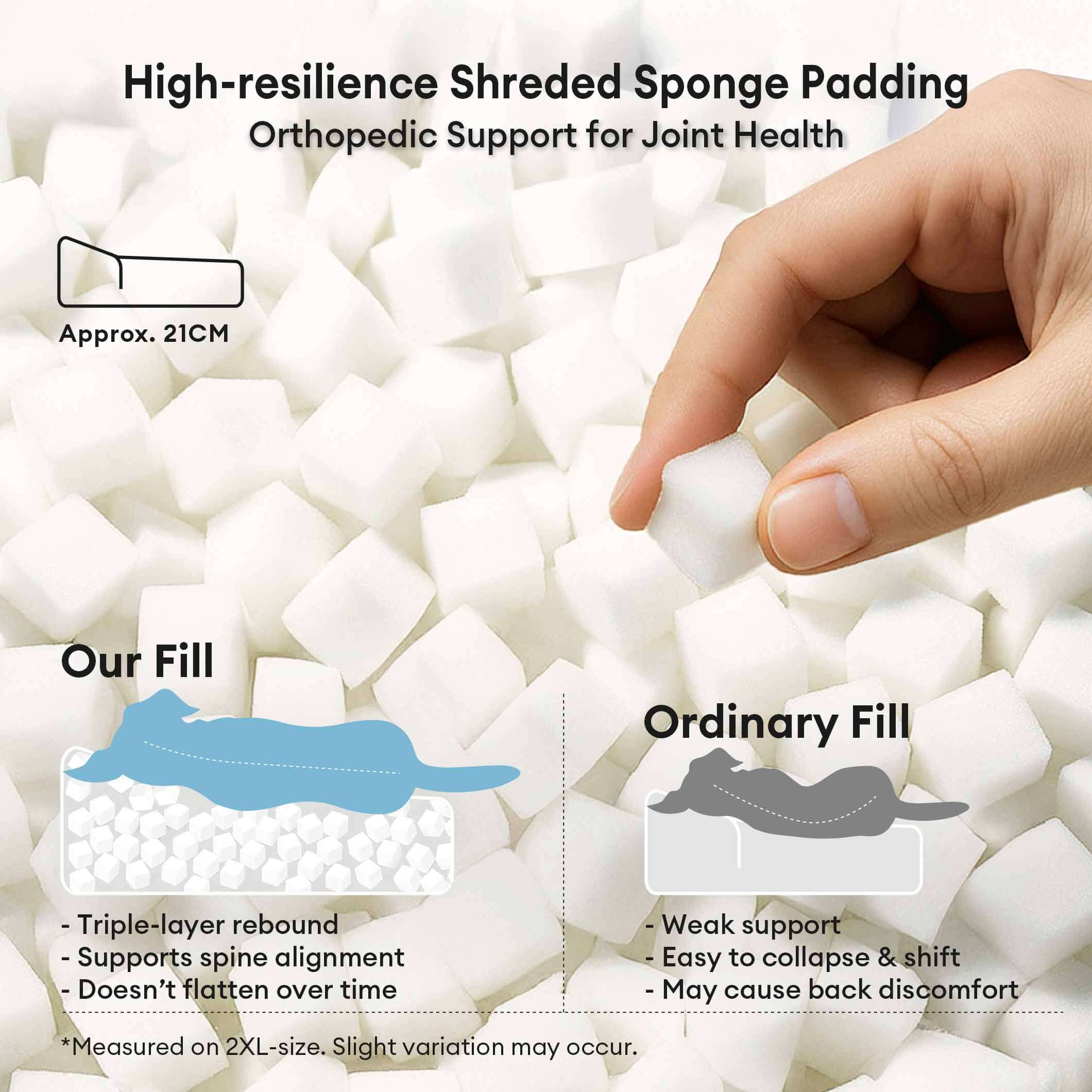 Large Thick Scratch-resistant Spine Protection Orthopaedic Dog Cushion Bed