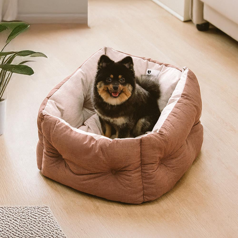 Waterproof ISOFIX Elevated & Thickened Dog Car Seat Bed with ISOFIX System