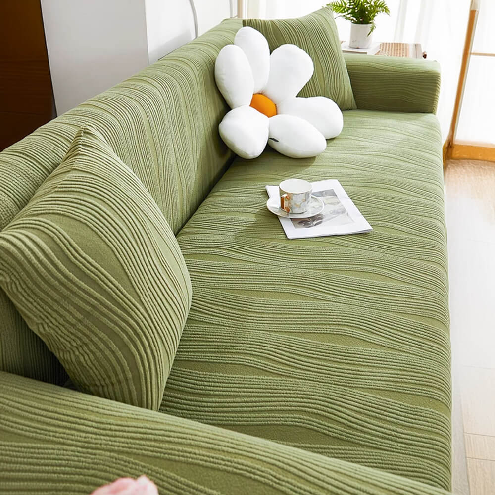 Jacquard Stretch Full-Cover Anti-scratch Outdoor Garden Sofa Cover