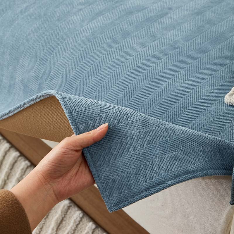 Waterproof All-season Stain-resistant Durable Corner Sofa Cover - Retro