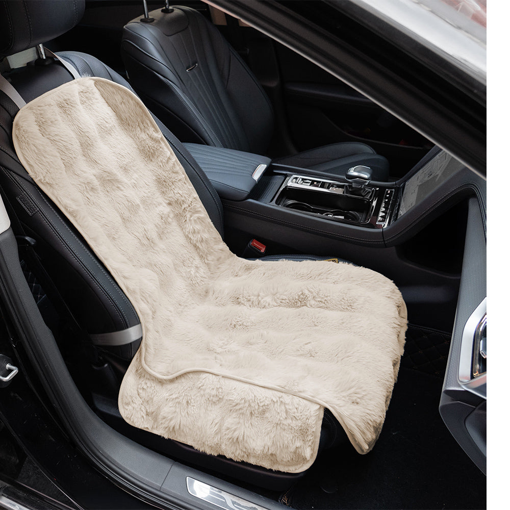 Fluffy Cosy Calming Pet Blanket Car Seat Protector Cover - Sure step