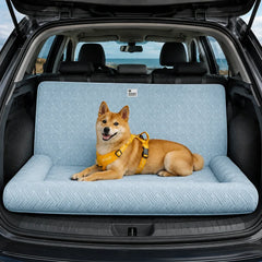 Cooling Travel Bolster Safety Back Seat Large Dog Car Seat Bed - Roadtrip