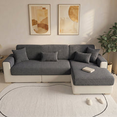 One-Piece Chenille Scratch-Resistant Durable Water-Repellent Stretch  Non-Slip Corner Couch Cover