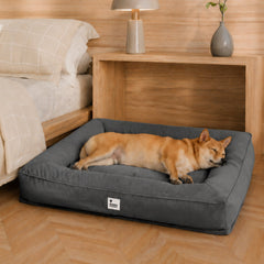 Fully Orthopedic Surround Support Waterproof Large Dog Bed - Pet-Friendly Bedroom