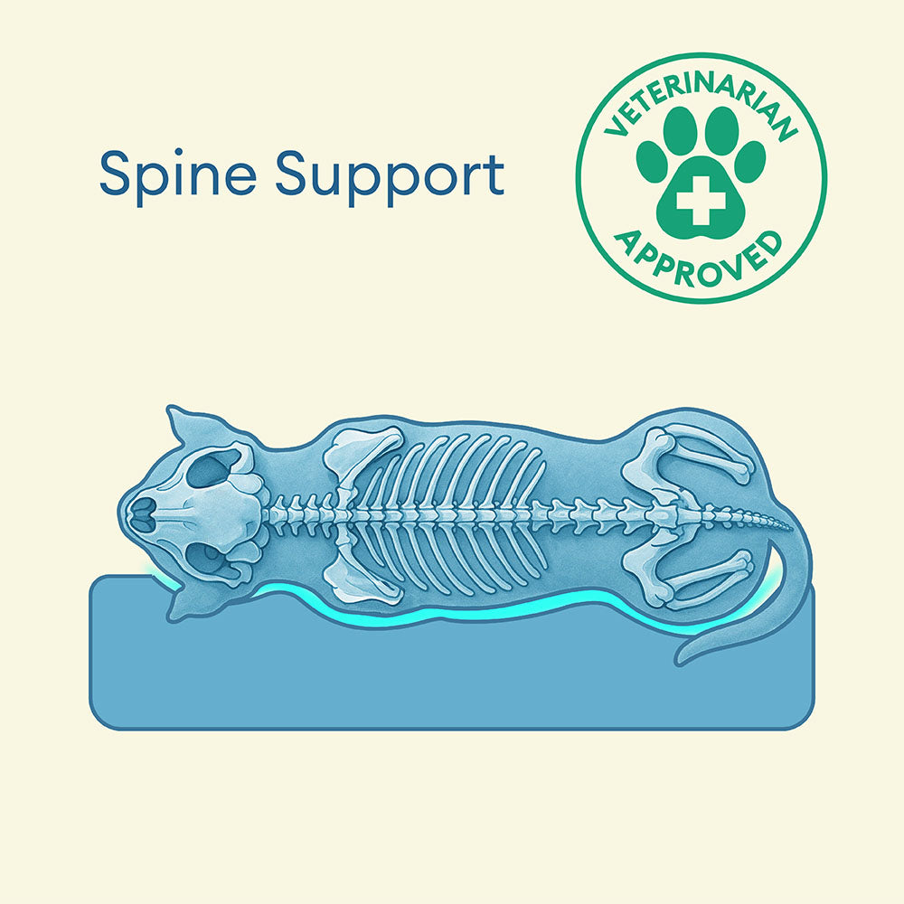 Fully Orthopedic Surround Support Waterproof Large Dog Bed for Crate