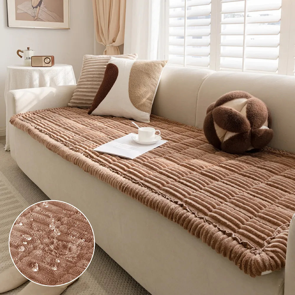 Waterproof Lazy Soft Flannel Breathable Pet Mat Non-slip Corner Couch Cover