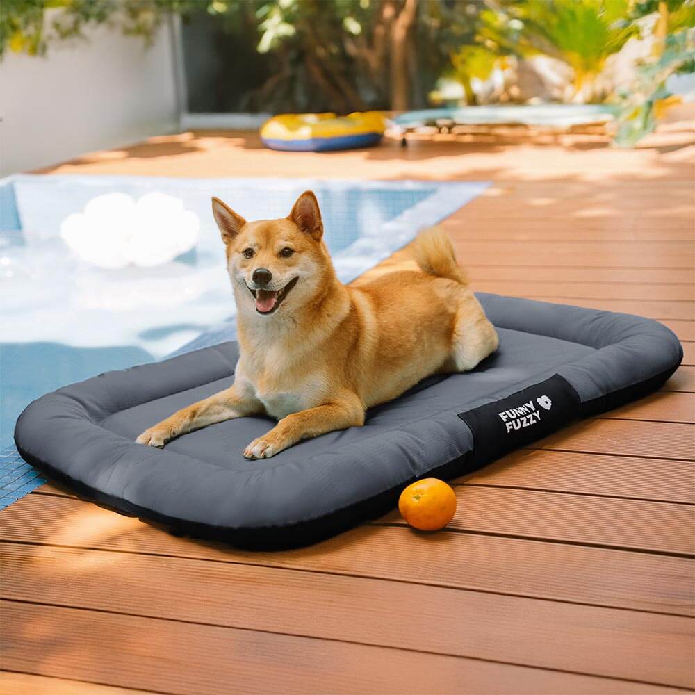 Outdoor Waterproof & Scratch-Resistant Colour-blocked Orthopaedic Dog Bed Dog Mat - Trek Lounge