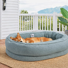 Orthopedic Garden Outdoor Dog Bed Machine Washable Dog Bed Calming Bed - Donut