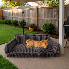 Large Washable Fluffy Orthopedic Soft Dog Pillow Outdoor Dog Sofa Bed-Snoozy Dream