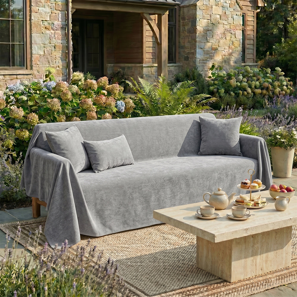 Waterproof Scratch-Resistant Non-Linting Throw Outdoor Garden Sofa Covers Sofa Throw Blanket