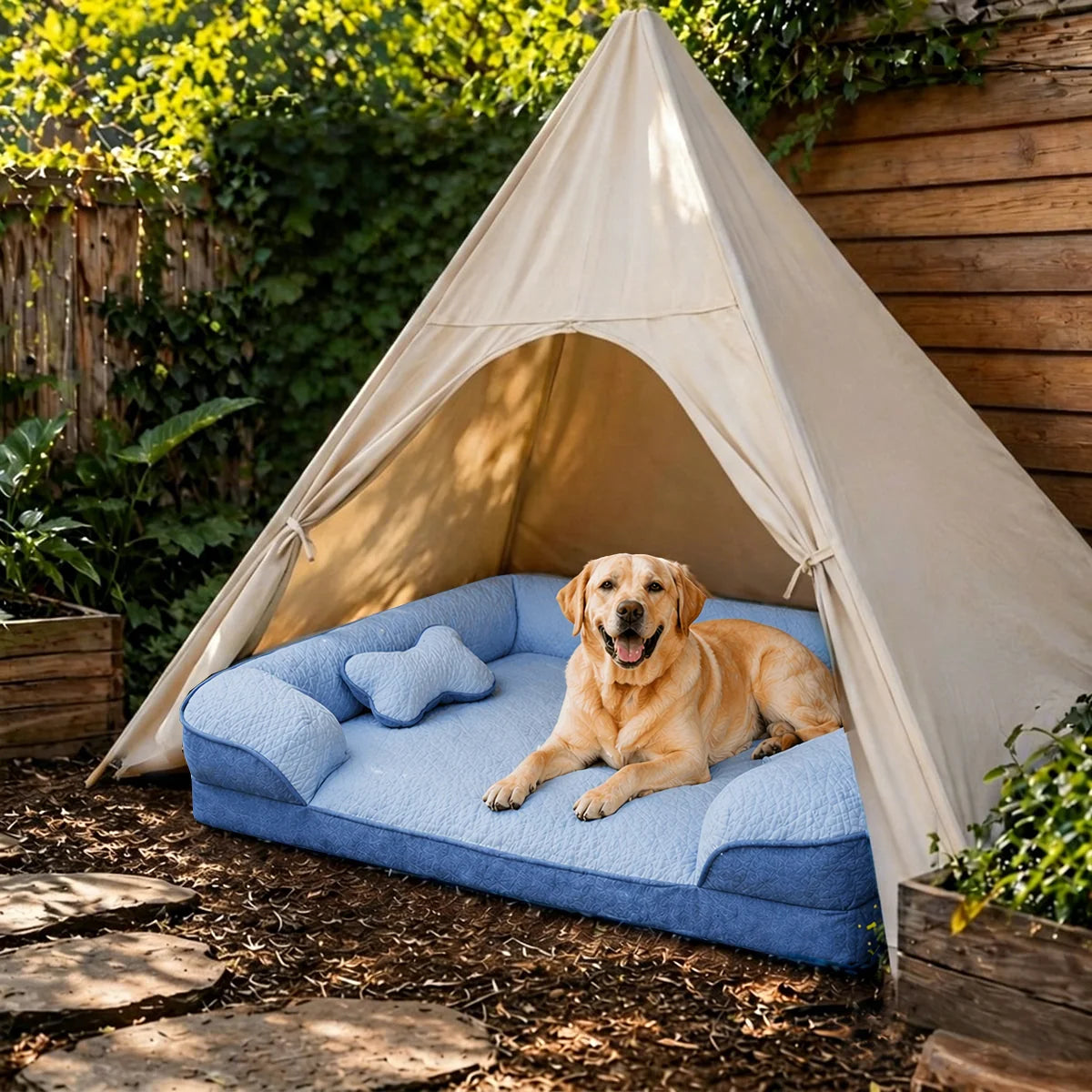 Cooling Orthopaedic Washable Large Outdoor Garden Dog Sofa Bed