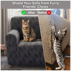 Jacquard Anti-Scratch Armchair Cover Settee Cover Stretch Sofa Cover