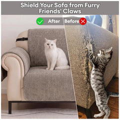 One-Piece Chenille Scratch-Resistant Sofa Covers Durable Water-Repellent Non-Slip Recliner Armchair Covers