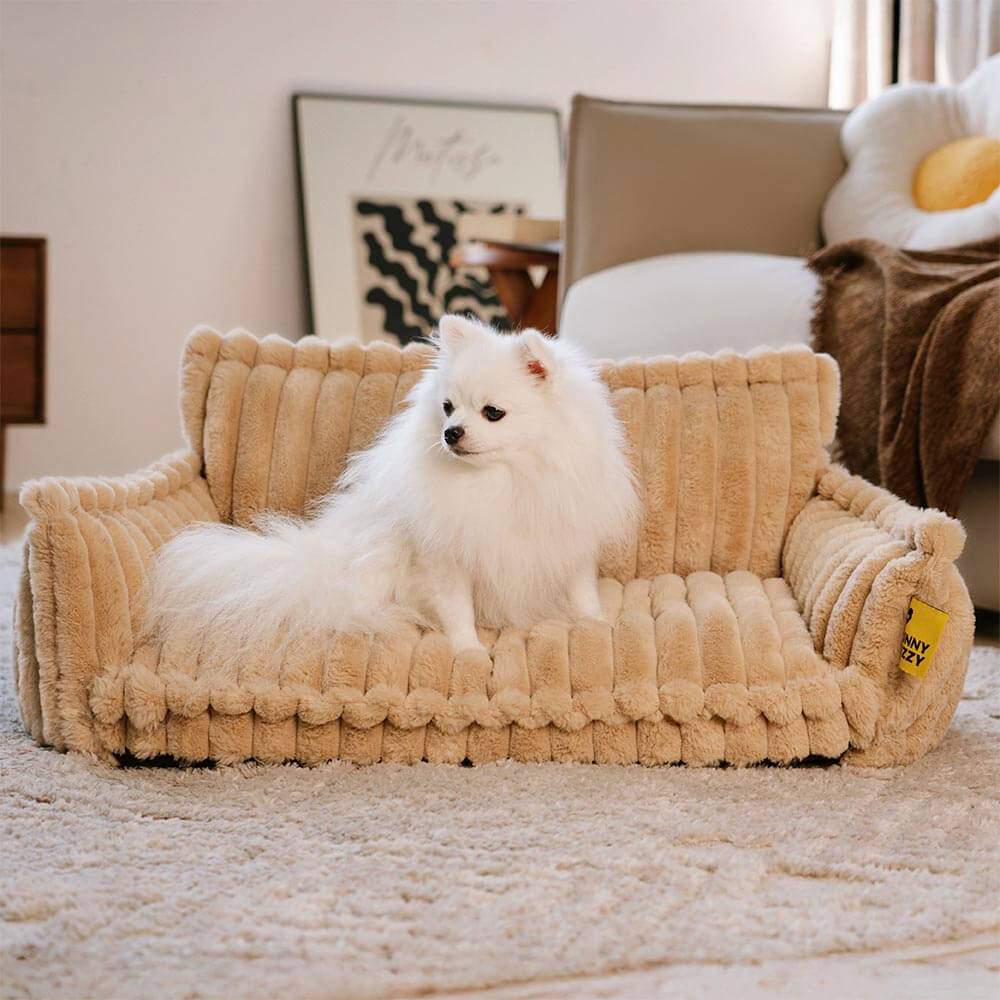 Large Washable Fluffy Orthopaedic Soft Dog Pillow Dog Sofa Bed - Home Office