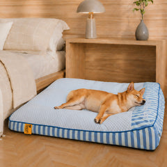 Extra Large Cooling Washable Rectangle Orthopaedic Dog Bed - Pet-Friendly Bedroom