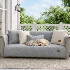 Sherpa Fleece Non-Slip Outdoor Garden Sofa Cover