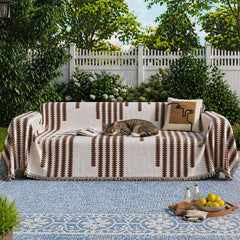 All-seasons Chenille Double-sided Anti-scratch Outdoor Garden Sofa Cover Sofa Throws
