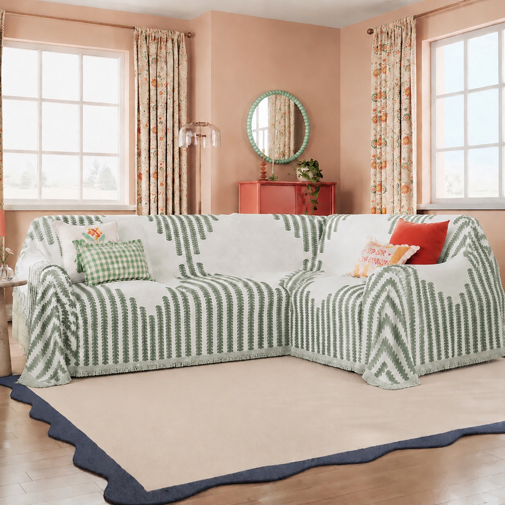 All-seasons Chenille Fabric Double-sided Anti-scratch Home Decoration Corner Sofa Cover Sofa Throws