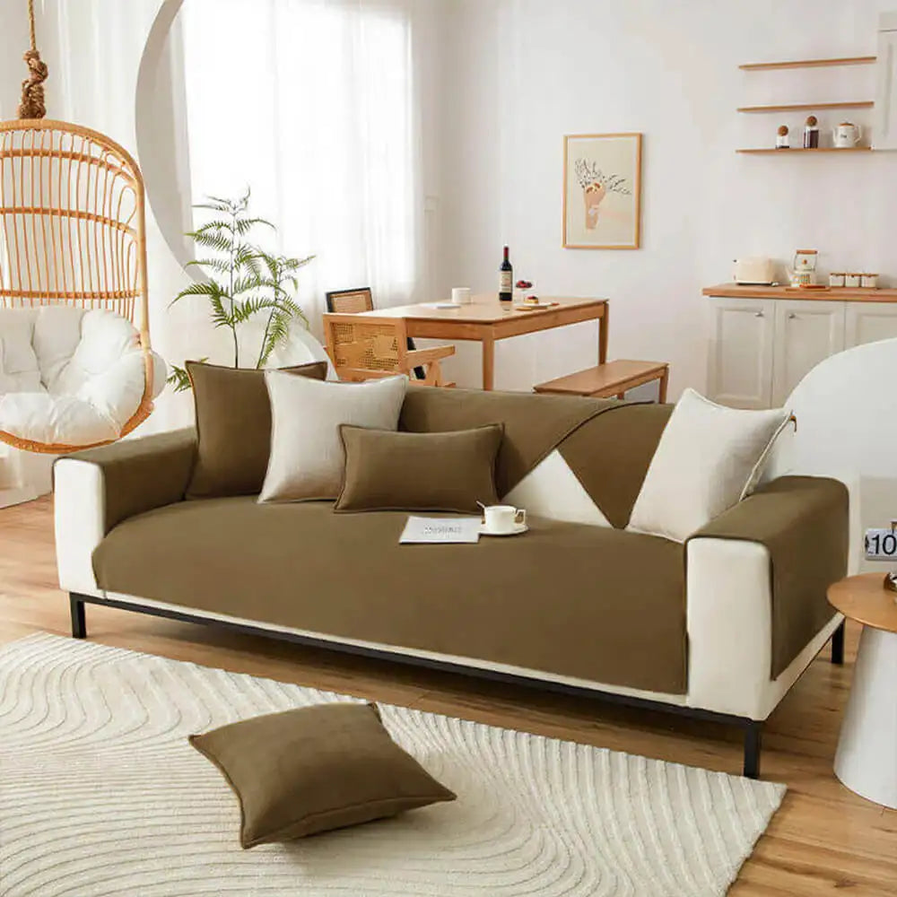 Waterproof All-season Stain-resistant Durable Sofa Cover - Retro