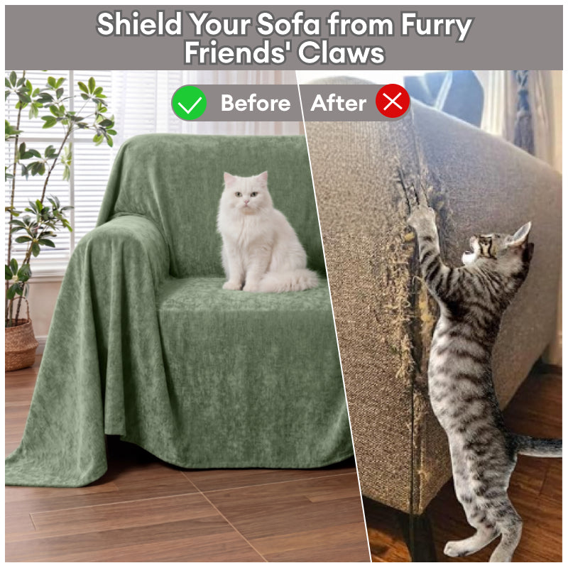 Soft and Waterproof Scratch-Resistant Sofa Cover Sofa Throw Armchair Cover