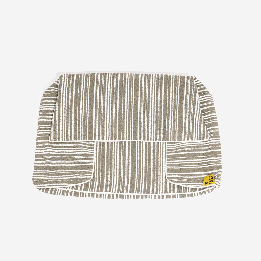 Sustainable Storage Pouf Ottoman & Boucle Dog Bed - Funnyfuzzy SnugNest