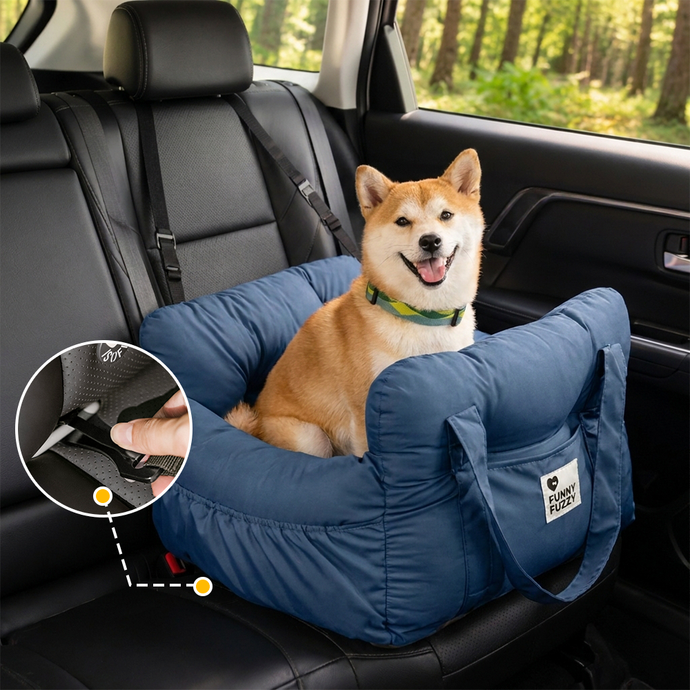 Portable ISOFIX Dog Car Seat Bed