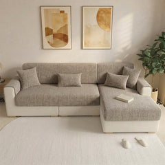 One-Piece Chenille Scratch-Resistant Durable Water-Repellent Stretch  Non-Slip Corner Couch Cover