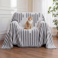 All-seasons Chenille Double-sided Anti-scratch Sofa Cover Sofa Throw Blanket Armchair Cover