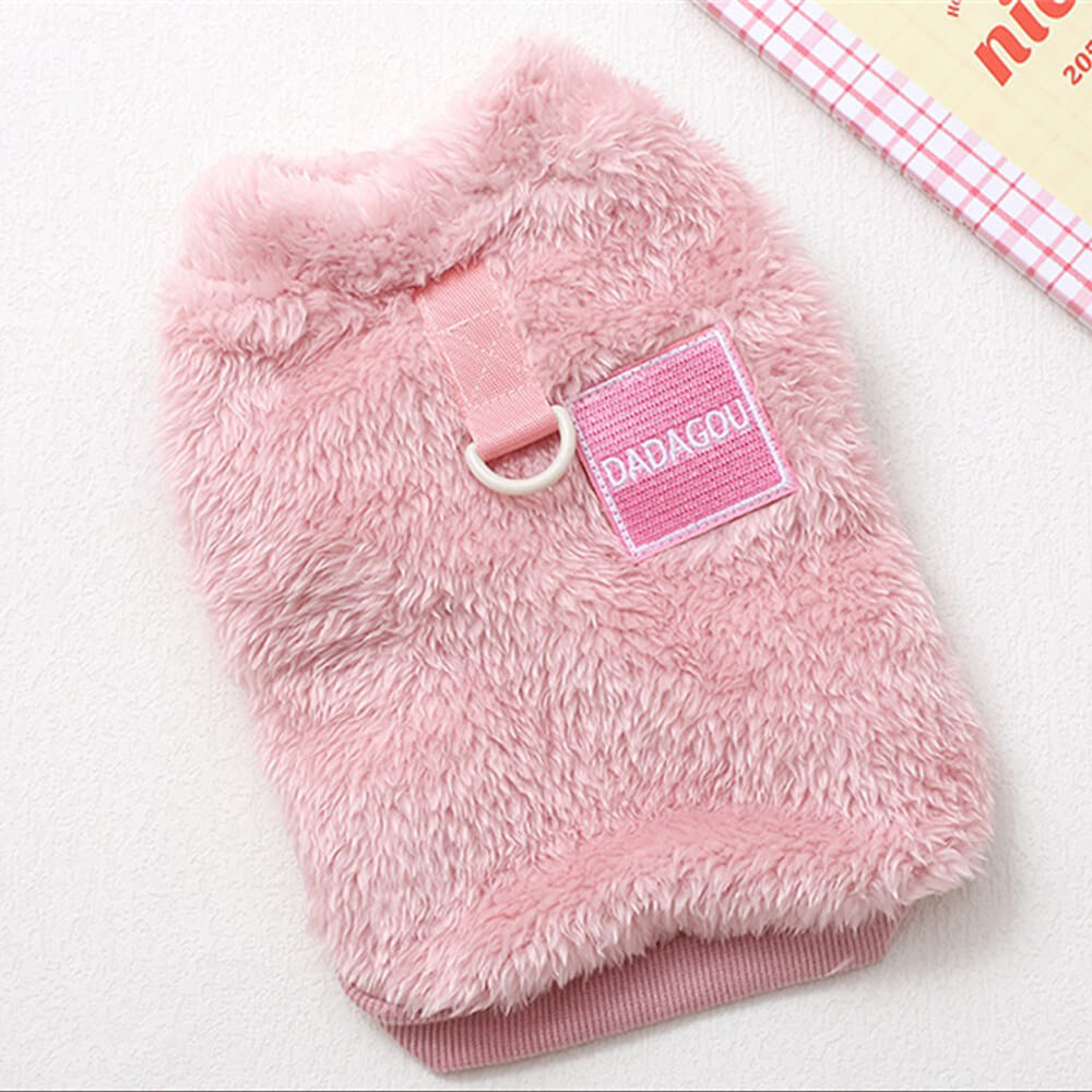 Comfortable and Stylish Fuzzy Dog Jumper - Dog Clothing Perfect for Winter Walks