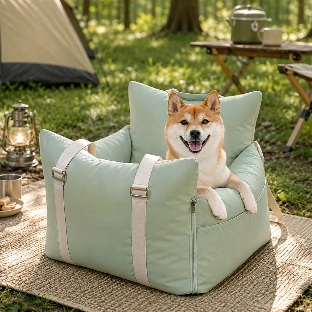 Waterproof Dog Car Seat Bed - Roadtrip