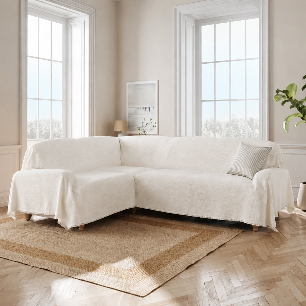 Soft Plush Water-resistant Multi-Purpose Furniture Protection Corner Sofa Cover Sofa Throws