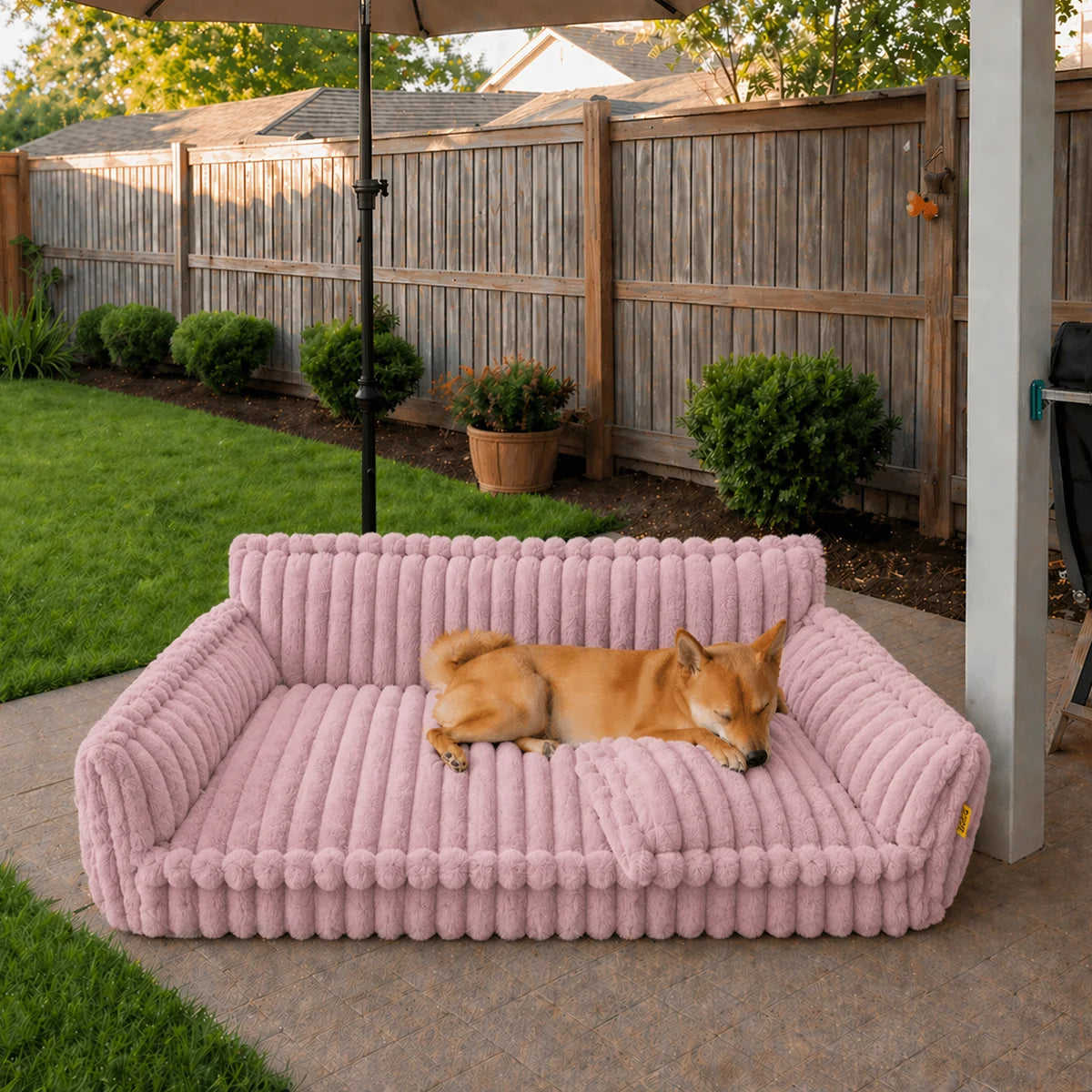 Large Washable Fluffy Orthopedic Soft Dog Pillow Outdoor Dog Sofa Bed-Snoozy Dream