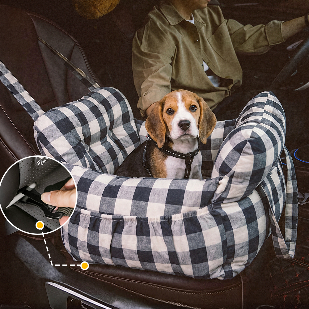 Portable ISOFIX Dog Car Seat Bed
