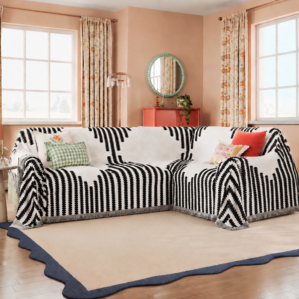 All-seasons Chenille Fabric Double-sided Anti-scratch Home Decoration Corner Sofa Cover Sofa Throws