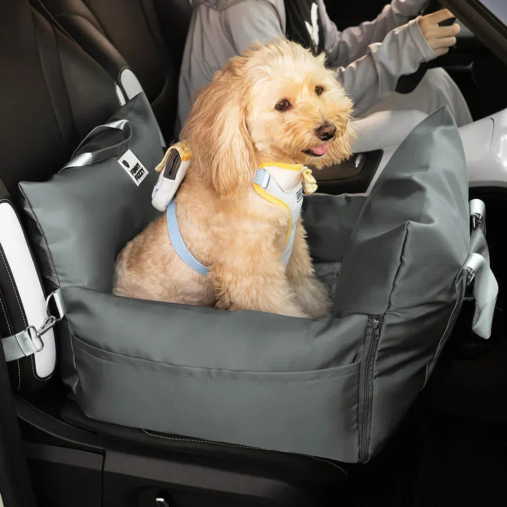 Waterproof ISOFIX Dog Car Seat Bed - First Class