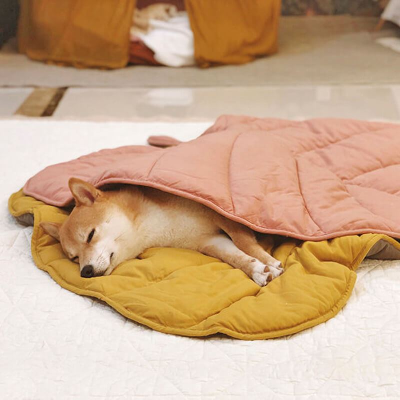 Calming Dog Blanket - Leaf Shape