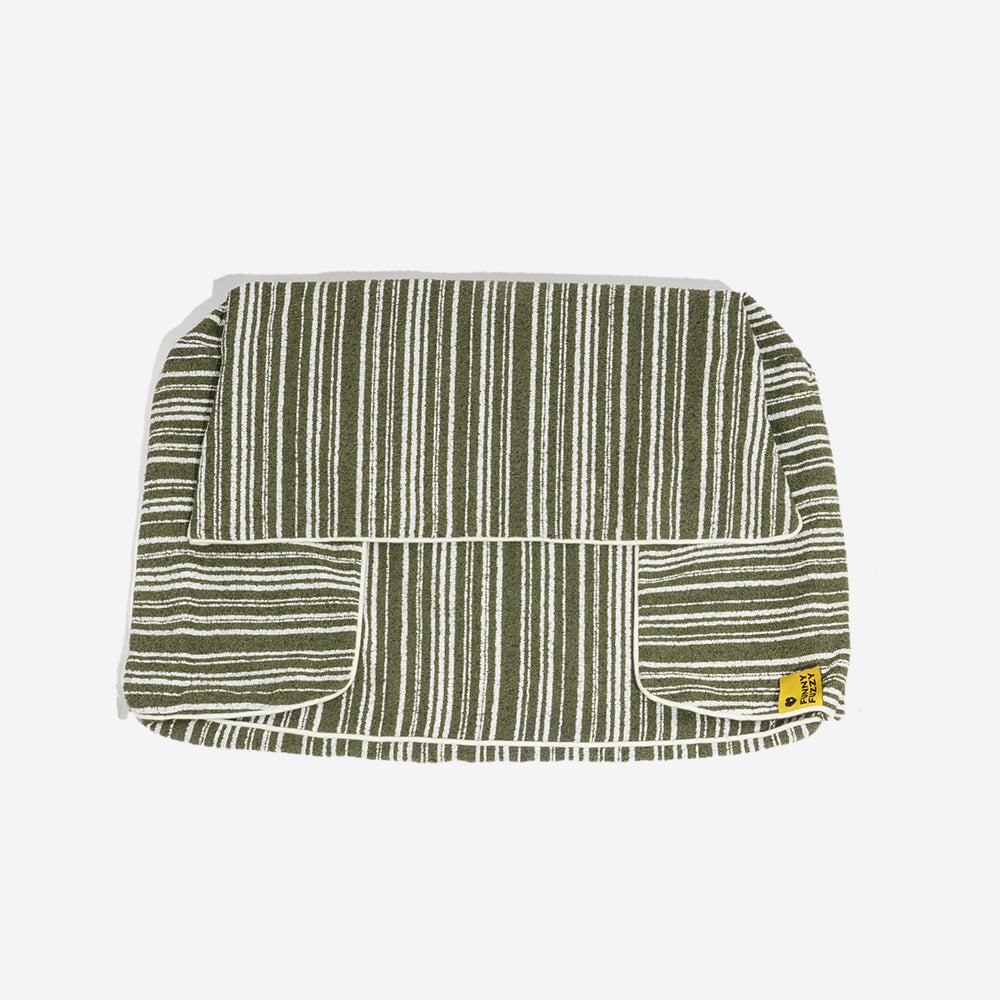 Sustainable Storage Pouf Ottoman & Boucle Dog Bed - Funnyfuzzy SnugNest