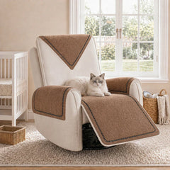 Simple Modern Jacquard High-Weight Non-Slip Chenille Recliner Slipcover