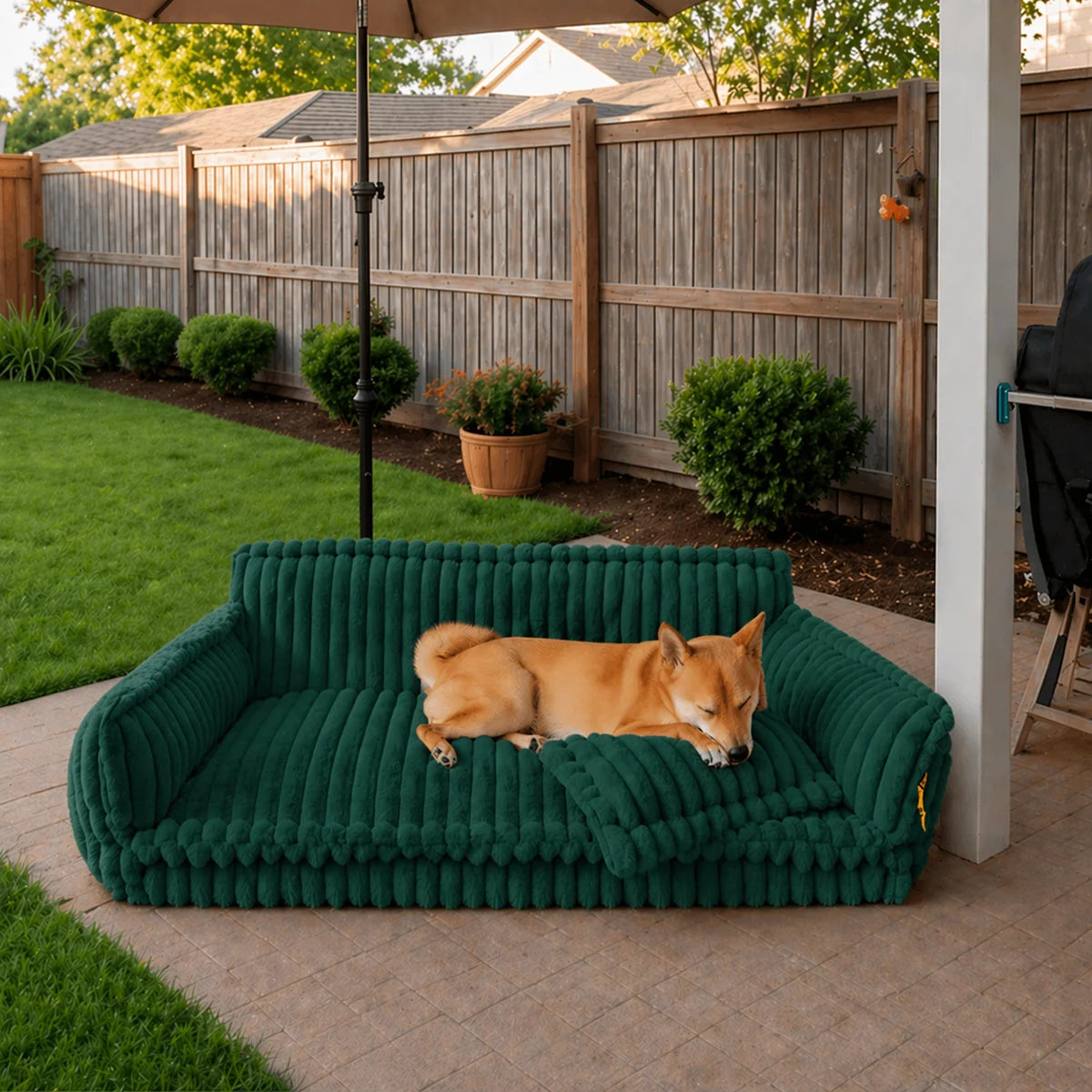 Large Washable Fluffy Orthopedic Soft Dog Pillow Outdoor Dog Sofa Bed-Snoozy Dream