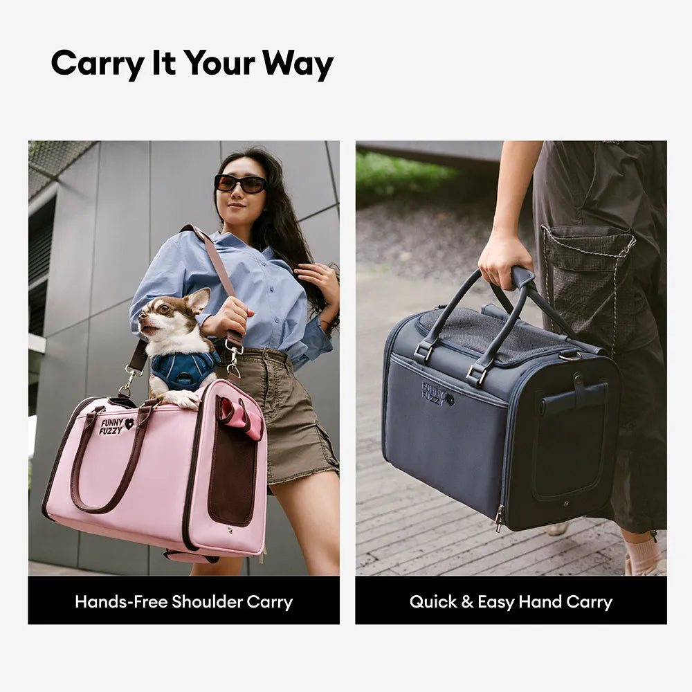Dog Carrier Airline Approved Soft-Sided Pet Carrier for Cats - Urban Roaming